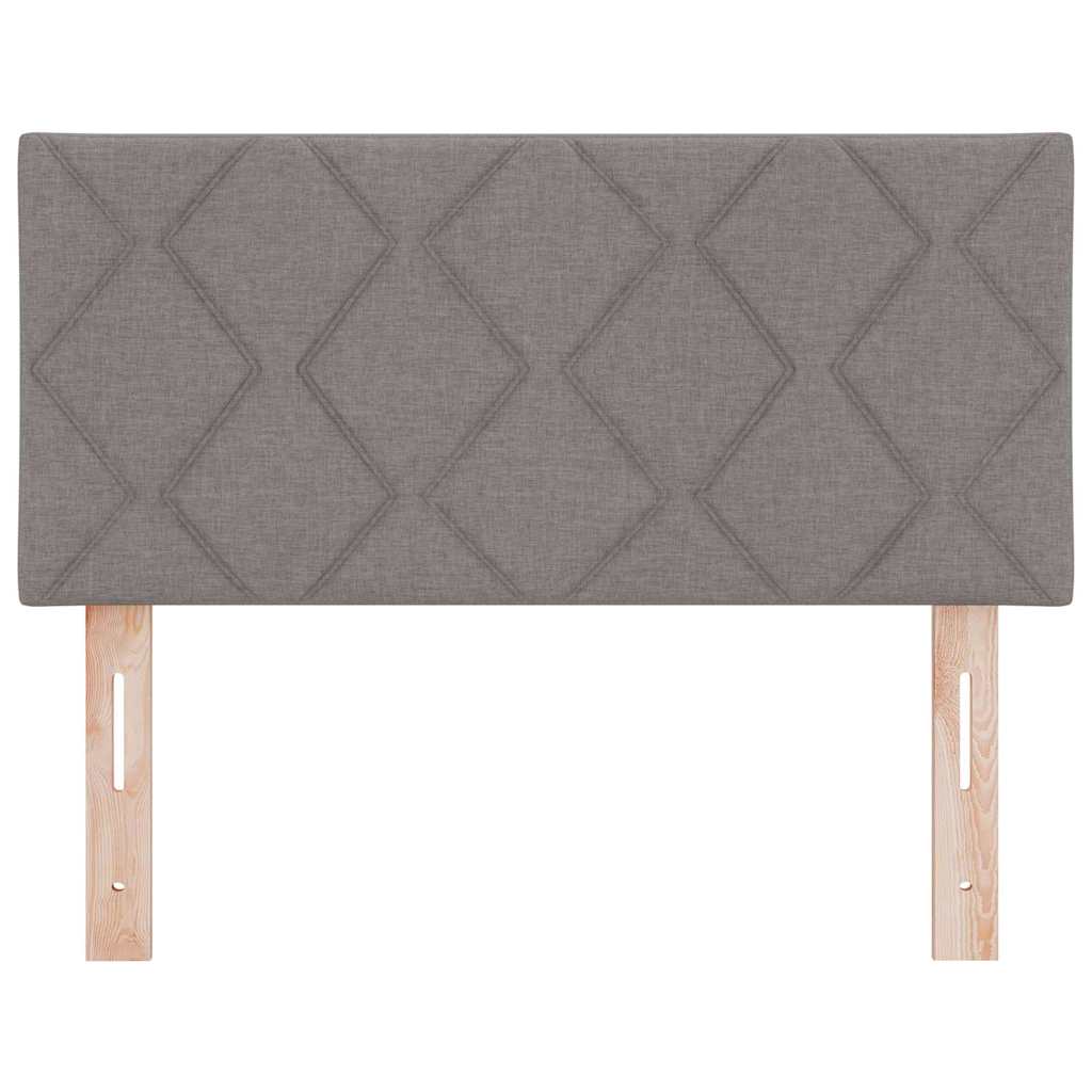 Hovedgærde Med Led -strimmellys Gråbrun 100 Cm Stof - Billede 5