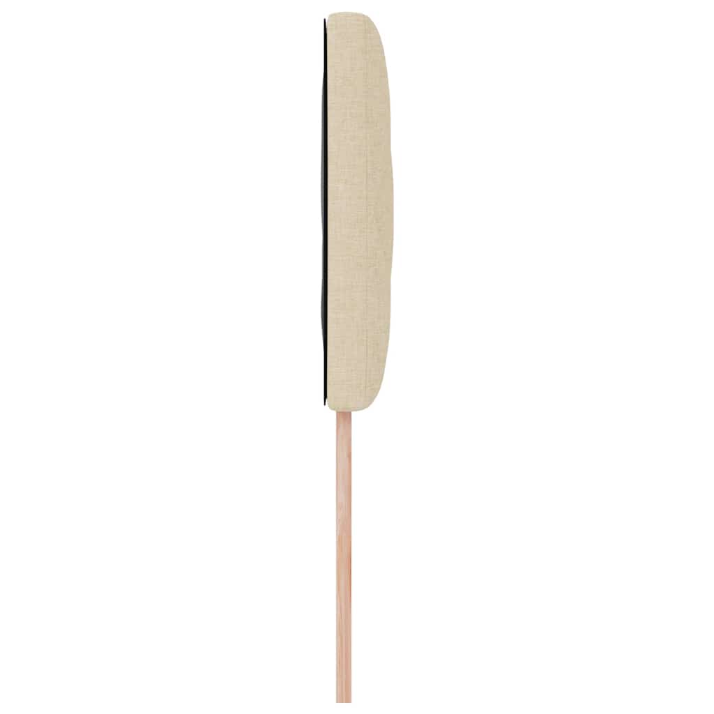 Hovedgærde Med Led -strimmellys Indstillelig Creme 100 Cm Stof - Billede 7