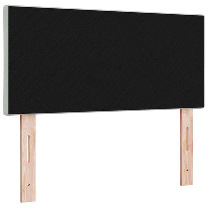 Led-sengegavl Med Led -strimmellys Lysegrå 100 Cm Fløjl - Billede 8