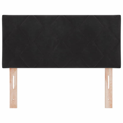 Led-sengegavl Med Led -strimmellys Argyle Sort 100 Cm Fløjl - Billede 6