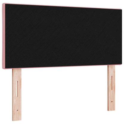 Led-sengegavl Med Led -strimmellys Lyserød 100 Cm Fløjl - Billede 8