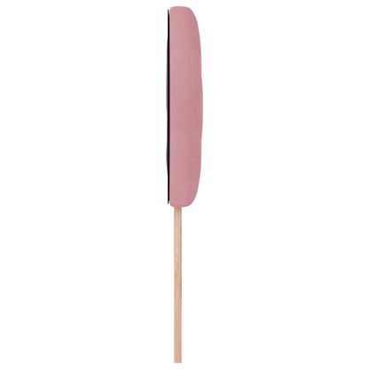 Led-sengegavl Med Led -strimmellys Lyserød 100 Cm Fløjl - Billede 7