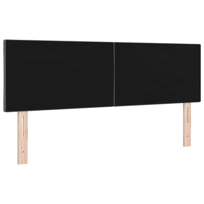 Led-sengegavl Med Led -strimmellys Mørkegrå 144 Cm Fløjl - Billede 8