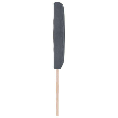 Led-sengegavl Med Led -strimmellys Mørkegrå 144 Cm Fløjl - Billede 7