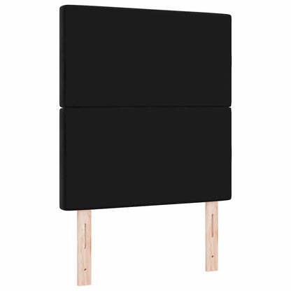 Led Sengegavl Med Led -strimmellys Argyle Sort 80 Cm Fløjl - Billede 7