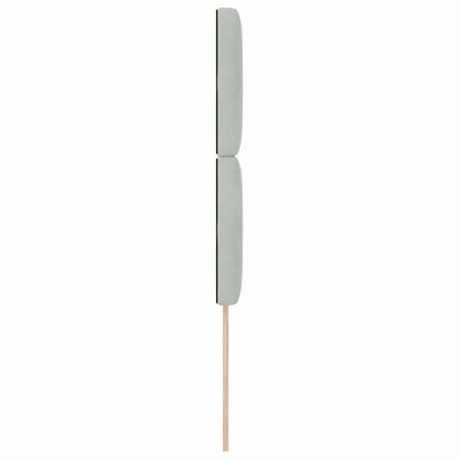 Led Sengegavl Med Led -strimmellys Argyle Lysegrå 100 Cm Fløjl - Billede 6