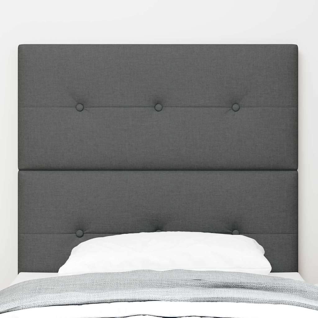 LED Sengegavl Med LED-lysstrimler Stof - Billede 3