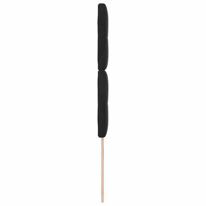 Hovedgærde Med Led -strimmellys Indstillelig Sort 100 Cm Fløjl - Billede 7