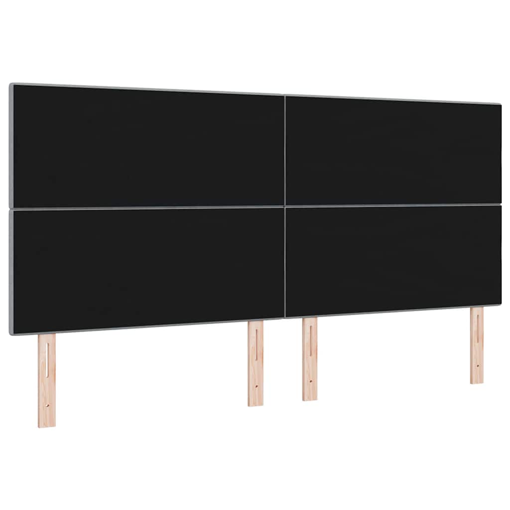 Led Sengegavl Med Led -strimmellys Lysegrå 200 Cm Stof - Billede 8