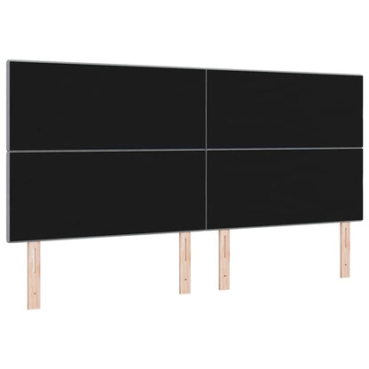 Led Sengegavl Med Led -strimmellys Lysegrå 200 Cm Stof - Billede 8