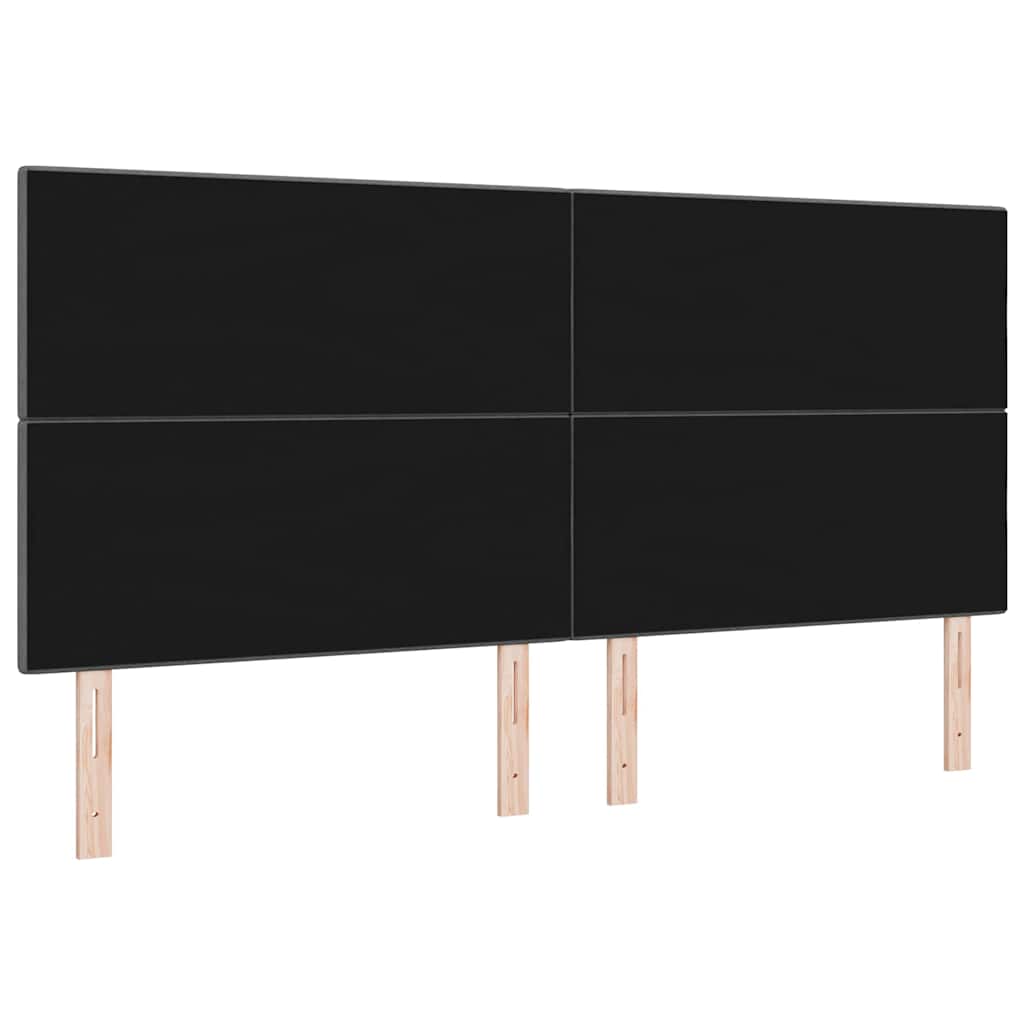 Led Sengegavl Med Led -strimmellys Mørkegrå 200 Cm Stof - Billede 8