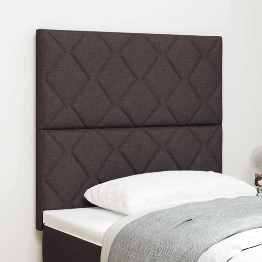 Hovedgærde Med Led -strimmellys Med Hovedgærde Brun 90 Cm Stof - Hovedbillede