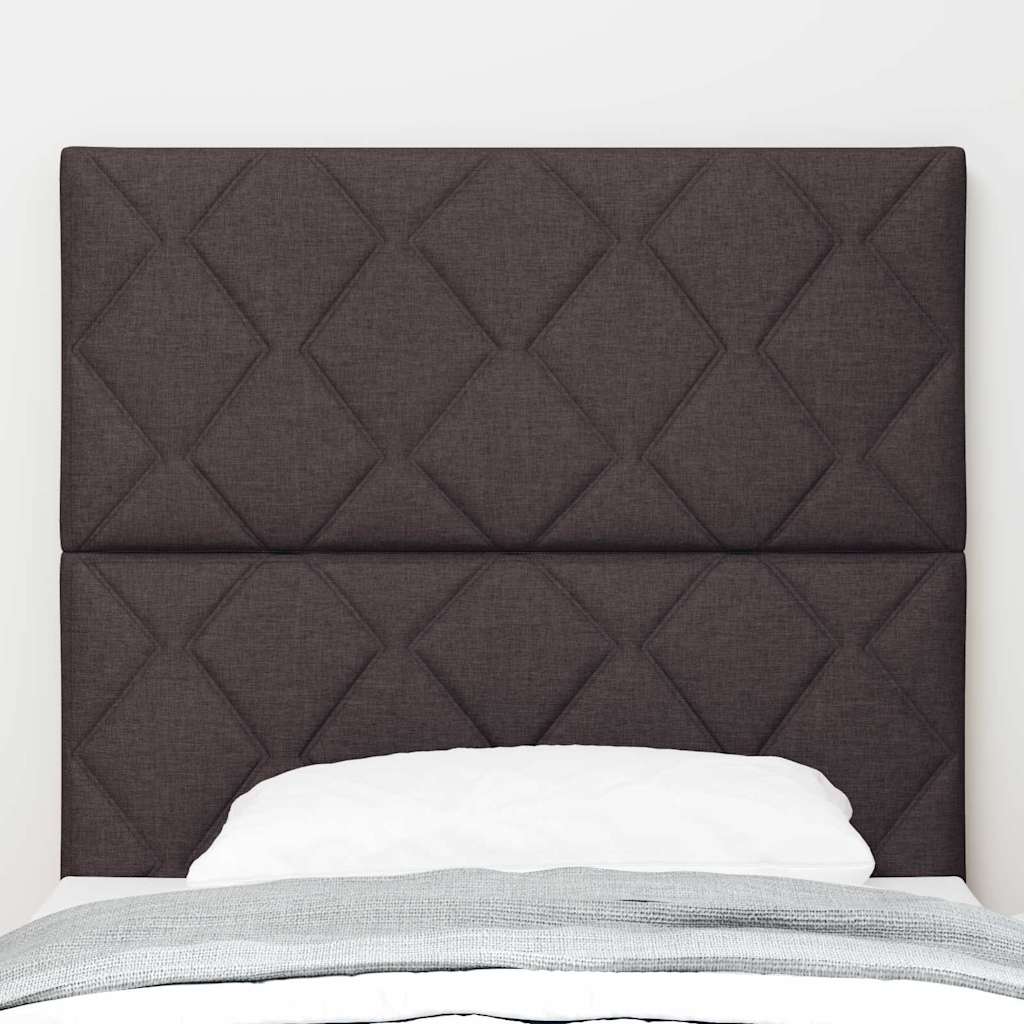 Hovedgærde Med Led -strimmellys Med Hovedgærde Brun 90 Cm Stof - Billede 4