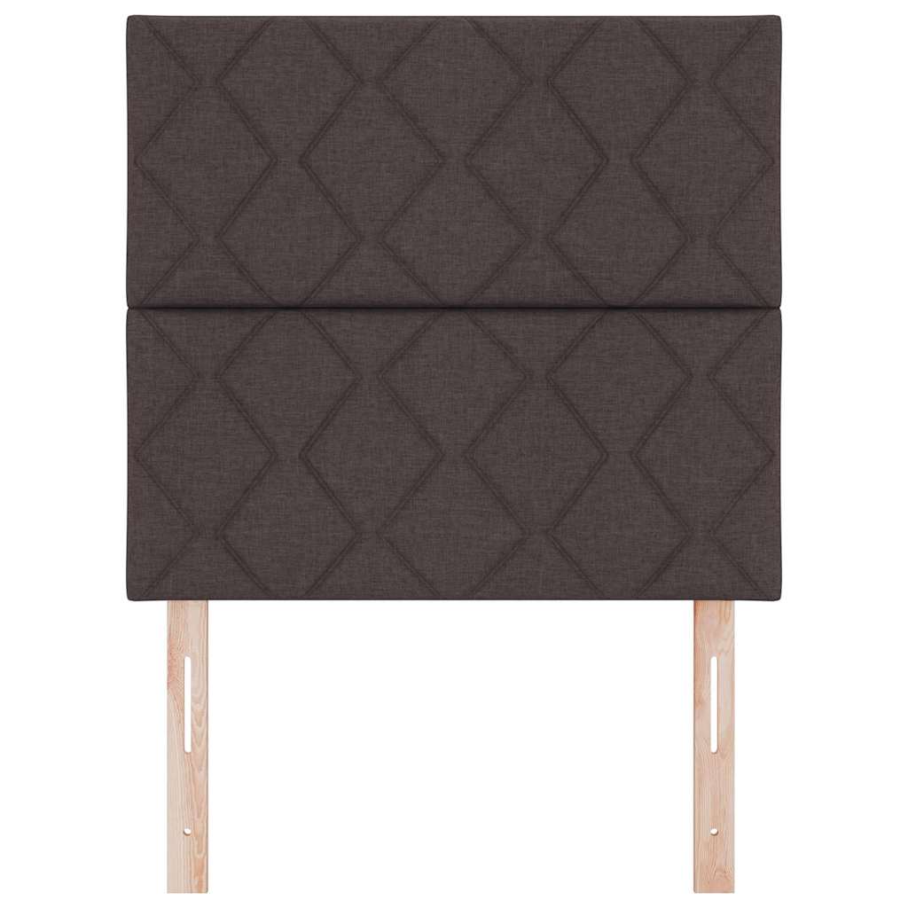 Hovedgærde Med Led -strimmellys Med Hovedgærde Brun 90 Cm Stof - Billede 6