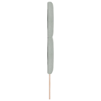 Led-sengegavl Med Led -strimmellys Lysegrå 144 Cm Fløjl - Billede 7