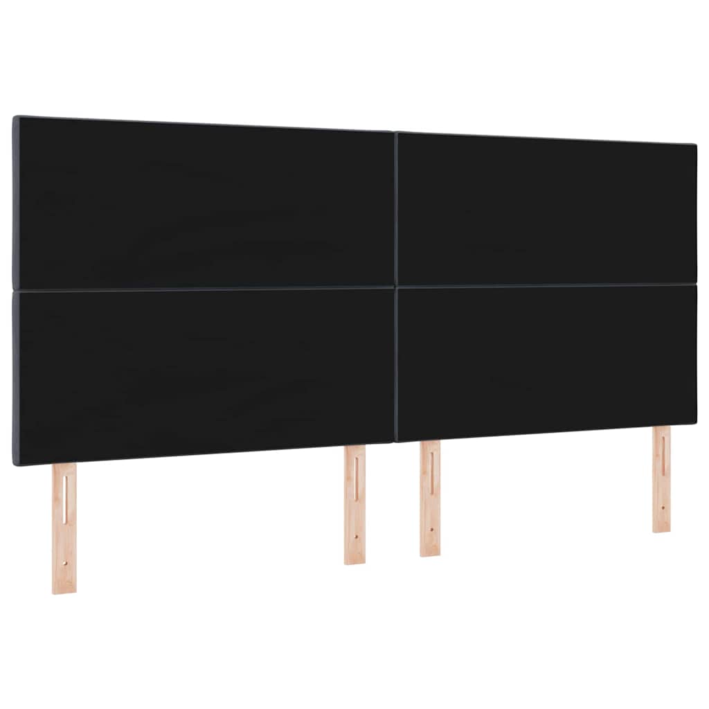 Led-sengegavl Med Led -strimmellys Mørkegrå 200 Cm Fløjl - Billede 7