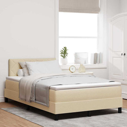 Box Spring Seng Med Pude Med Hovedgærde Stof - Variant 3338753