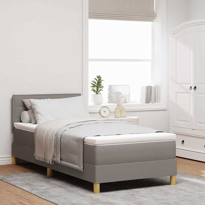 Box Spring Seng Med Pude Stof - Variant 3338801