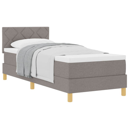 Box Spring Seng Med Pude Stof - Billede 2