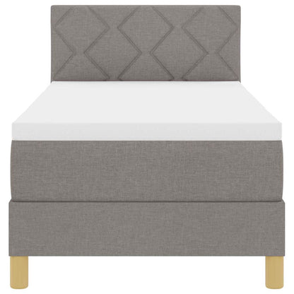 Box Spring Seng Med Pude Stof - Billede 7