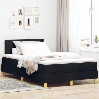 Box Spring Seng Med Pude Med Hovedgærde Stof - Variant 3338981