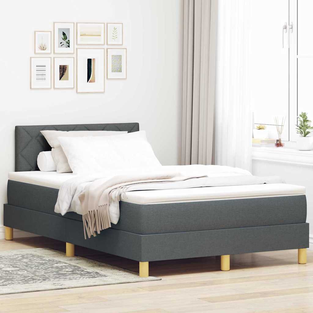 Box Spring Seng Med Pude Stof - Variant 3338987