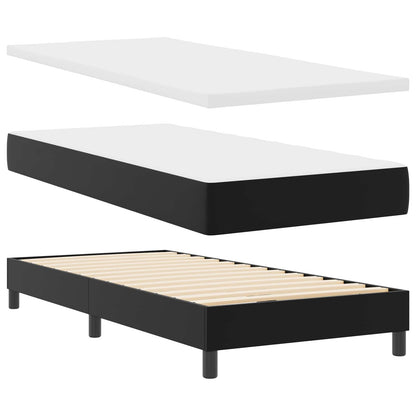 Box Spring Seng Med Madras Kunstlæder - Billede 7