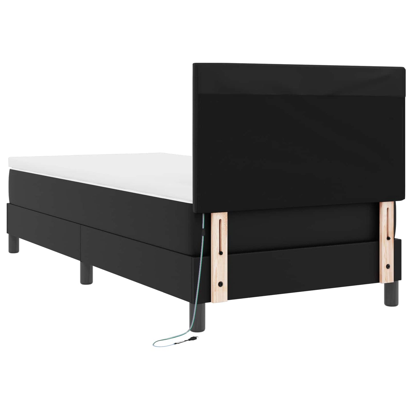 Box Spring Seng Med Madras Kunstlæder - Billede 10