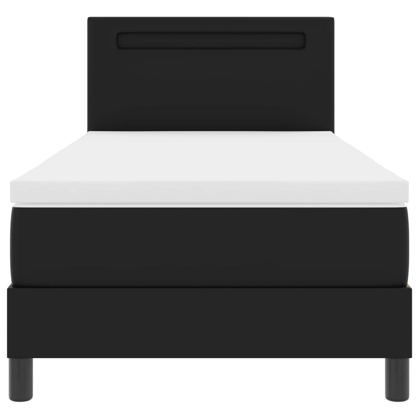 Box Spring Seng Med Madras Kunstlæder - Billede 8