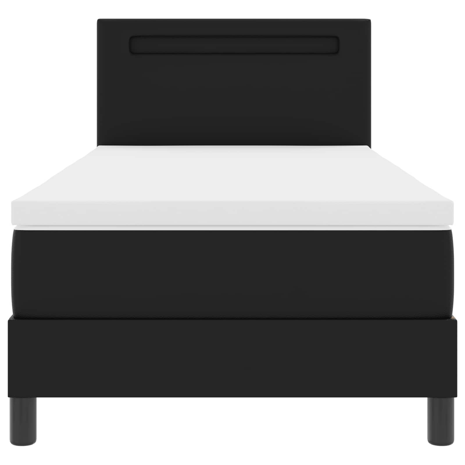Box Spring Seng Med Madras Kunstlæder - Billede 8