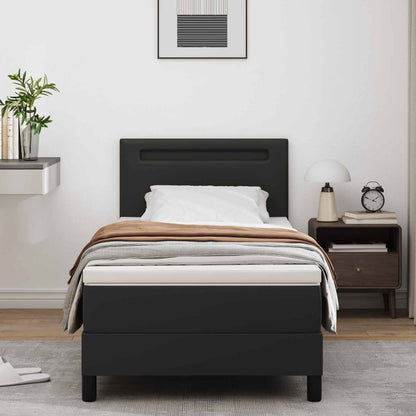 Box Spring Seng Med Madras Kunstlæder - Variant 3339036