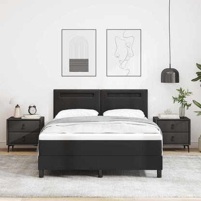 Box Spring Seng Med Madras Kunstlæder - Variant 3339048