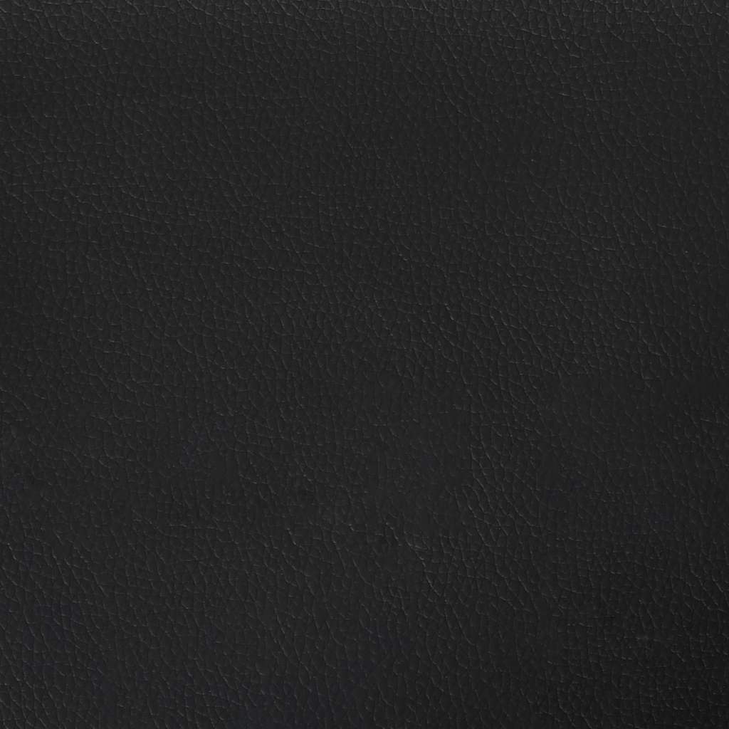 Sengeramme Med Madras Med Madras Sort 160 X 200 Cm Kunstlæder - Billede 12