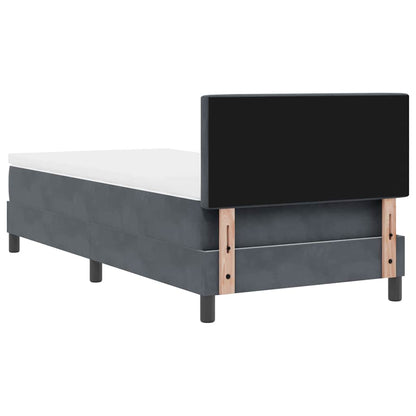 Boxmadras Seng Med Madras Med Madras Mørkegrå 100 X 200 Cm Stof - Billede 10