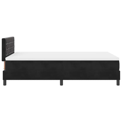 Boxmadras Seng Med Madras Med Madras Sort 120 X 190 Cm Stof - Billede 9