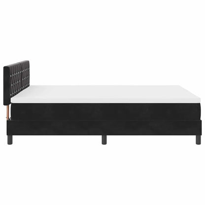 Boxmadras Seng Med Madras Med Madras Sort 140 X 200 Cm Stof - Billede 9