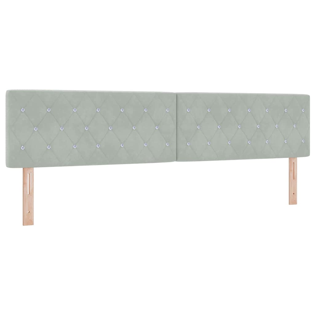 Boxmadras Seng Med Madras Med Madras Lysegrå 200 X 200 Cm Stof - Billede 7