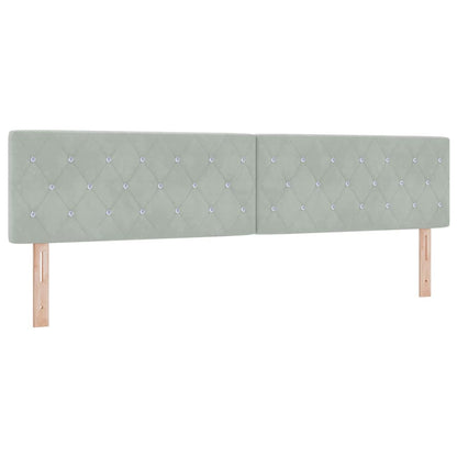 Boxmadras Seng Med Madras Med Madras Lysegrå 200 X 200 Cm Stof - Billede 7