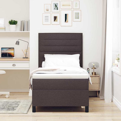 Box Spring Seng Med Madras Stof - Billede 3