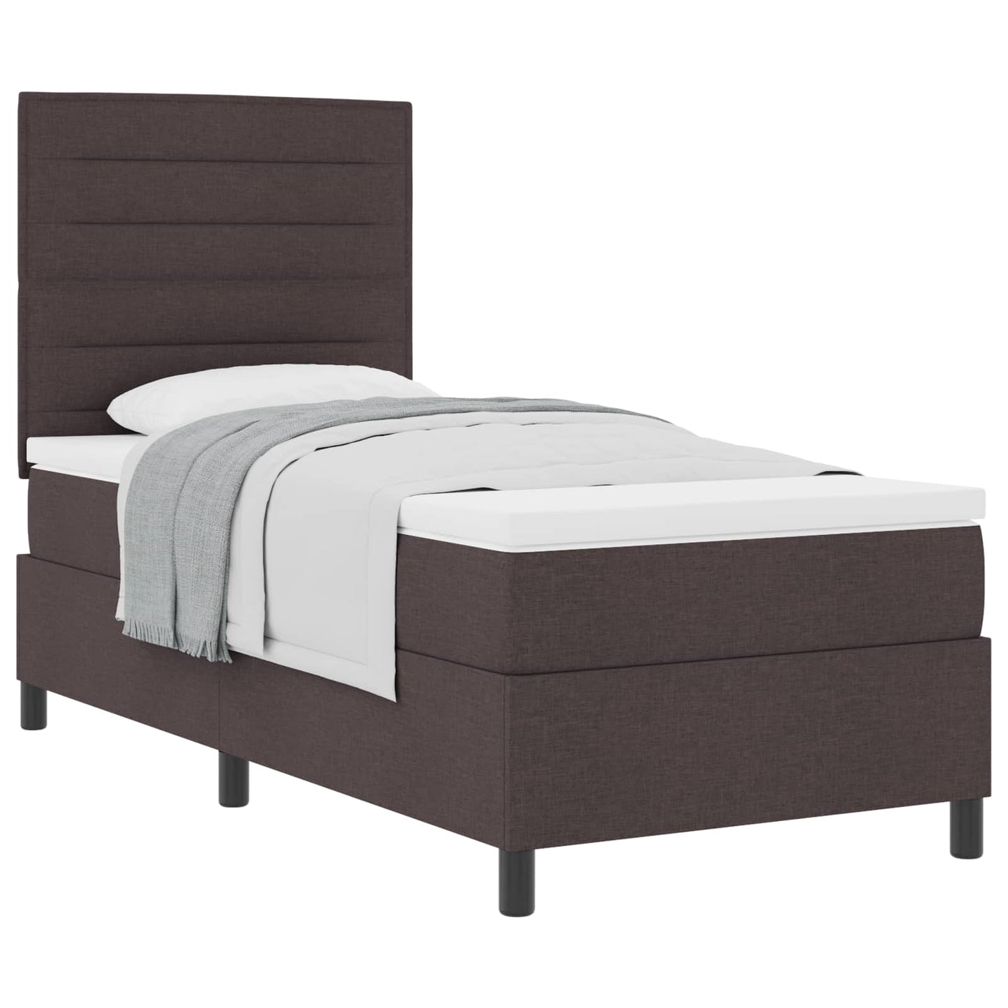 Box Spring Seng Med Madras Stof - Billede 2