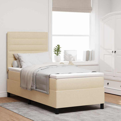 Box Spring Seng Med Madras Stof - Variant 3339292