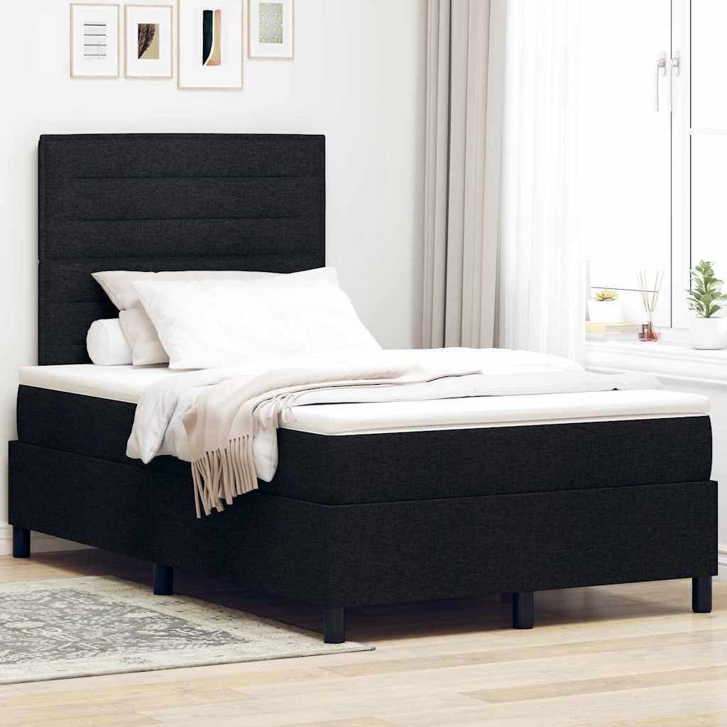 Box Spring Seng Med Madras Stof - Variant 3339296