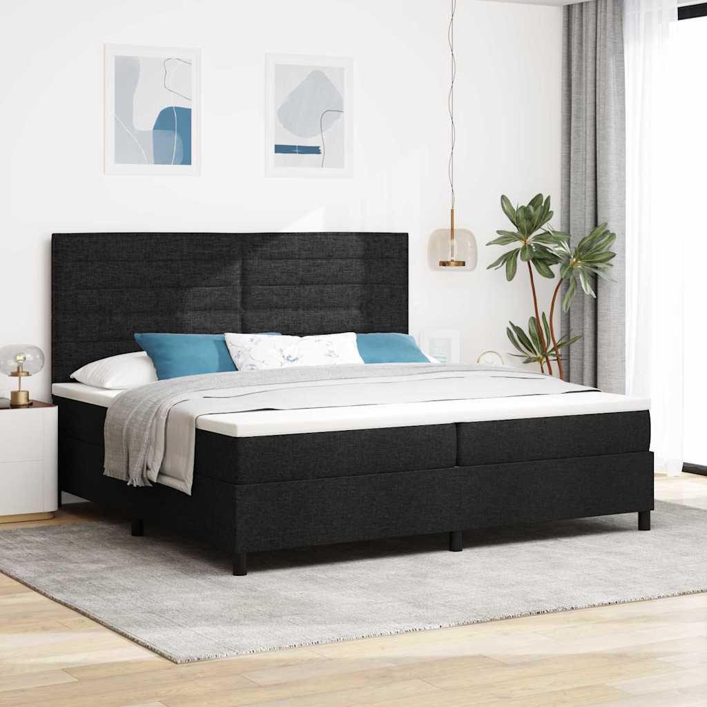 Box Spring Seng Med Madras Stof - Variant 3339338