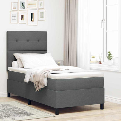 Box Spring Seng Med Hovedgærde Stof - Variant 3339344