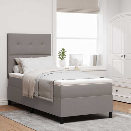Box Spring Seng Med Hovedgærde Stof - Variant 3339368