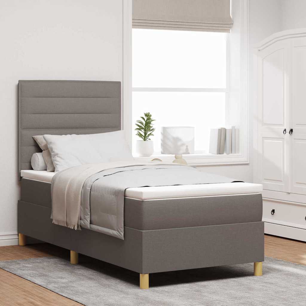 Box Spring Seng Med Madras Stof - Variant 3339522