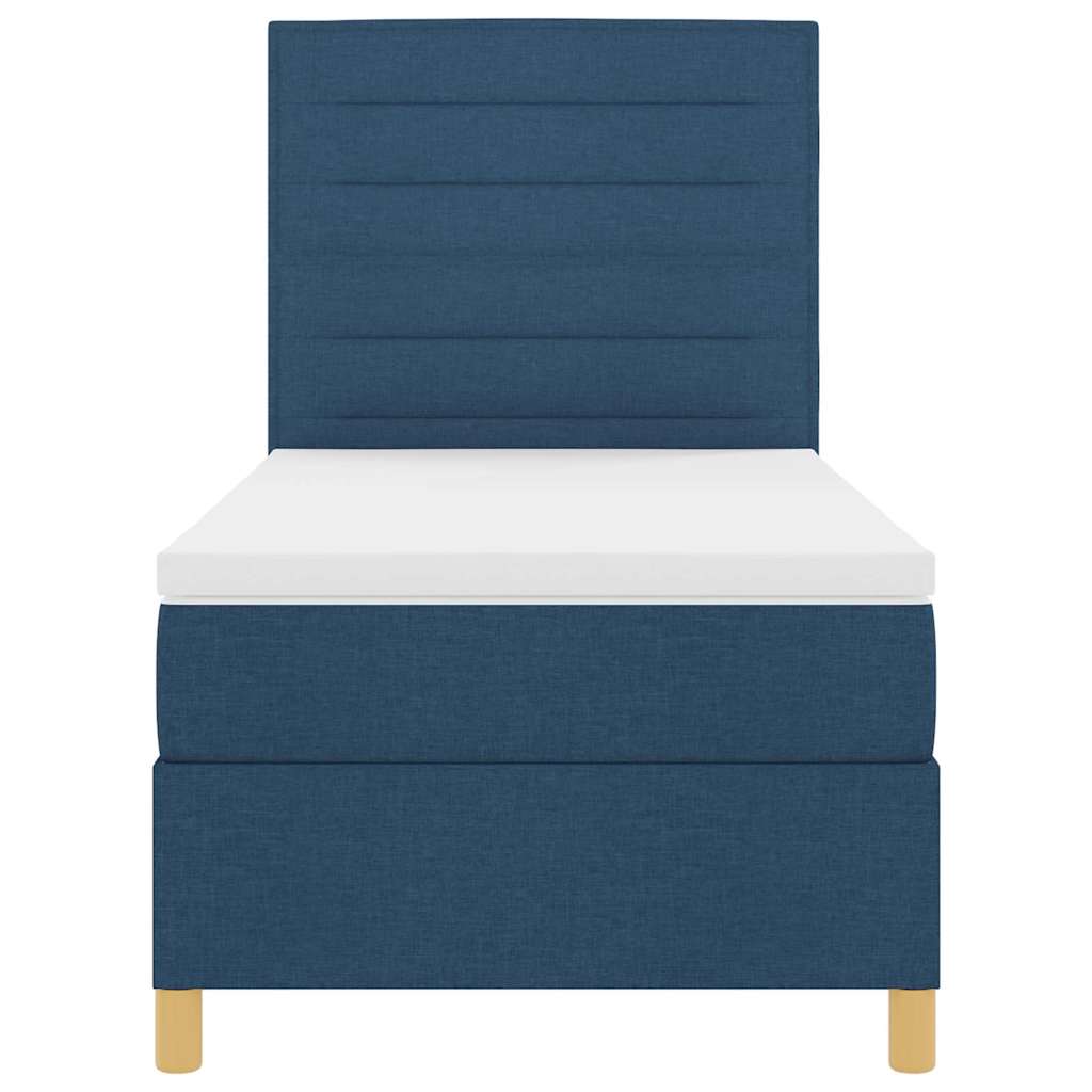 Box Spring Seng Med Madras Med Hovedgærde Stof - Billede 7