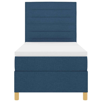 Box Spring Seng Med Madras Med Hovedgærde Stof - Billede 7