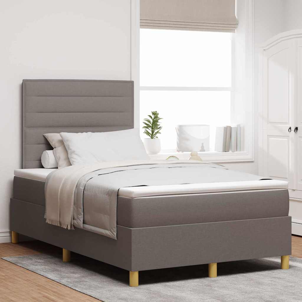 Box Spring Seng Med Madras Stof - Variant 3339536