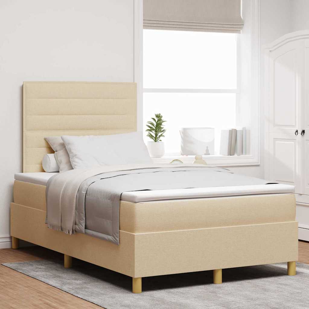 Box Spring Seng Med Madras Stof - Variant 3339537